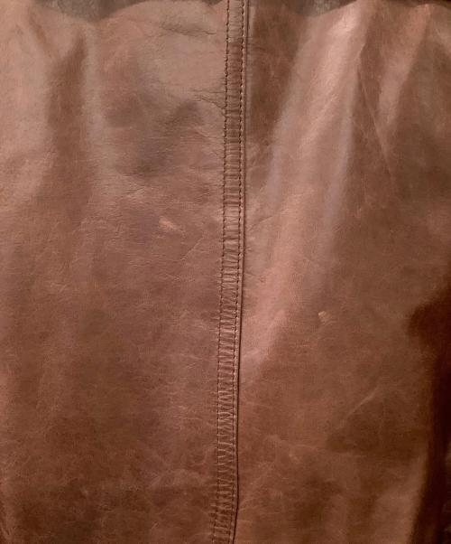 TORNADO MART（トルネードマート）TORNADO MART (トルネードマート) レザーコート ブラウン サイズ:Lの古着・服飾アイテム