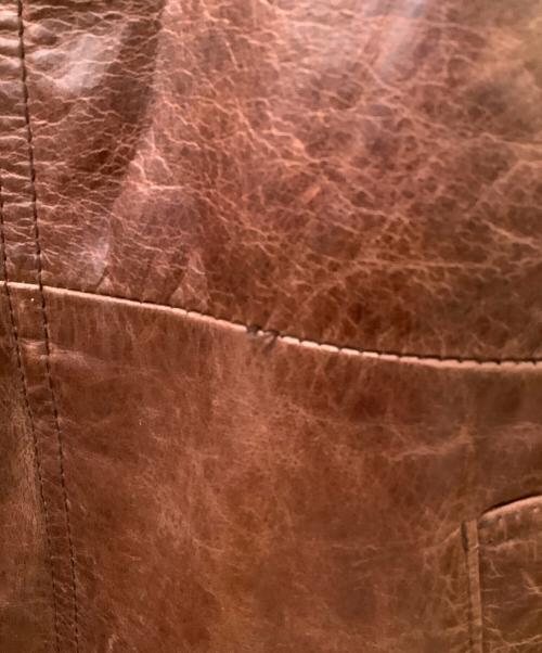 TORNADO MART（トルネードマート）TORNADO MART (トルネードマート) レザーコート ブラウン サイズ:Lの古着・服飾アイテム