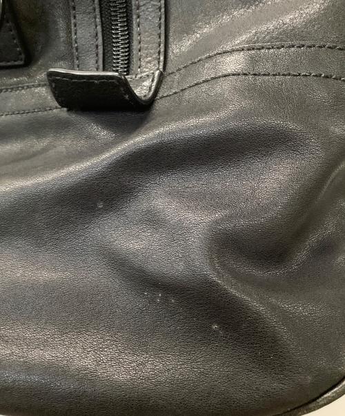 COACH（コーチ）COACH (コーチ) レザーボストンバッグ ブラックの古着・服飾アイテム