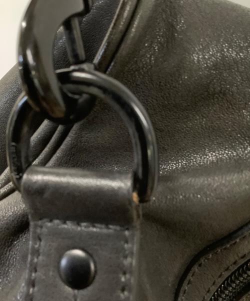COACH（コーチ）COACH (コーチ) レザーボストンバッグ ブラックの古着・服飾アイテム
