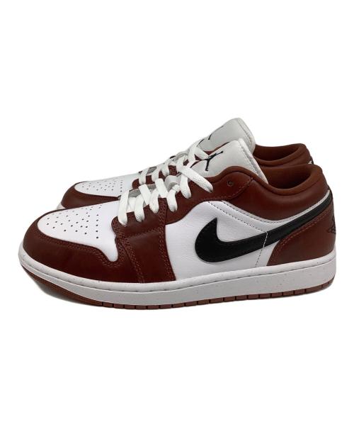 NIKE（ナイキ）NIKE (ナイキ) AIR JORDAN 1 LOW SE（エアジョーダン1） ブラウン×ホワイト サイズ:US9の古着・服飾アイテム