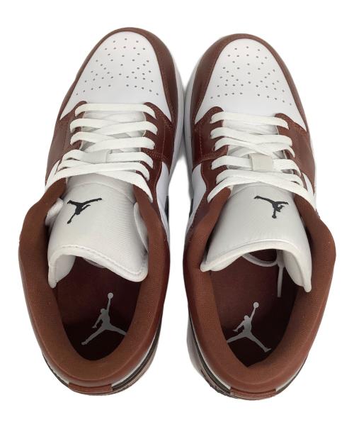 NIKE（ナイキ）NIKE (ナイキ) AIR JORDAN 1 LOW SE（エアジョーダン1） ブラウン×ホワイト サイズ:US9の古着・服飾アイテム
