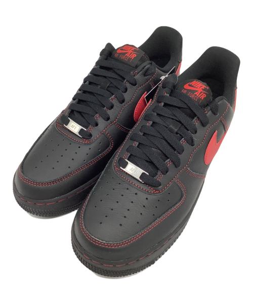 NIKE（ナイキ）NIKE (ナイキ) AIR FORCE 1 '07 LV8（エアフォース1） ブラック×レッド サイズ:US9 未使用品の古着・服飾アイテム
