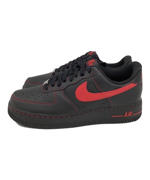 NIKE（ナイキ）NIKE (ナイキ) AIR FORCE 1 '07 LV8（エアフォース1） ブラック×レッド サイズ:US9 未使用品の古着・服飾アイテム