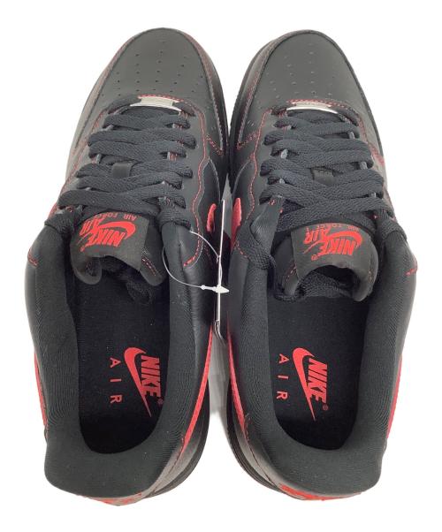 NIKE（ナイキ）NIKE (ナイキ) AIR FORCE 1 '07 LV8（エアフォース1） ブラック×レッド サイズ:US9 未使用品の古着・服飾アイテム