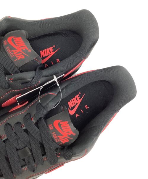 NIKE（ナイキ）NIKE (ナイキ) AIR FORCE 1 '07 LV8（エアフォース1） ブラック×レッド サイズ:US9 未使用品の古着・服飾アイテム