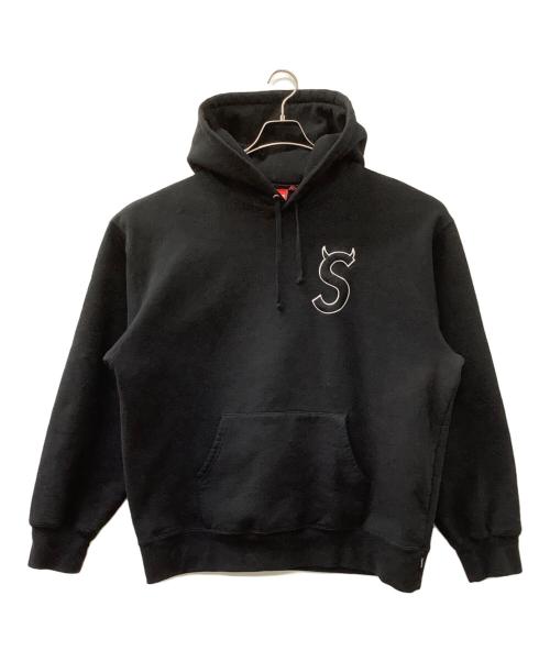 SUPREME（シュプリーム）SUPREME (シュプリーム) Devil S Logo Hooded Sweatshirt ブラック サイズ:XLの古着・服飾アイテム