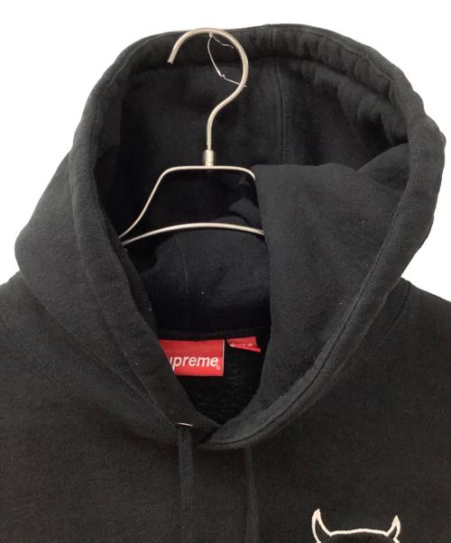 SUPREME（シュプリーム）SUPREME (シュプリーム) Devil S Logo Hooded Sweatshirt ブラック サイズ:XLの古着・服飾アイテム