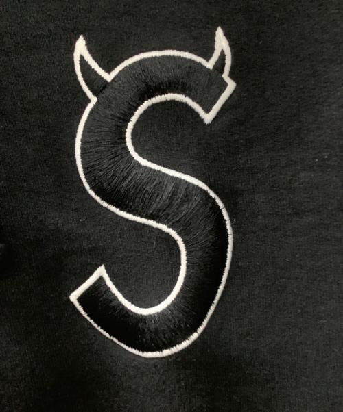 SUPREME（シュプリーム）SUPREME (シュプリーム) Devil S Logo Hooded Sweatshirt ブラック サイズ:XLの古着・服飾アイテム