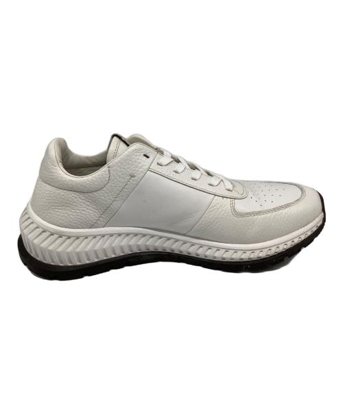 EMPORIO ARMANI（エンポリオ アルマーニ）EMPORIO ARMANI (エンポリオ アルマーニ) ローカットスニーカー ホワイト サイズ:US7の古着・服飾アイテム