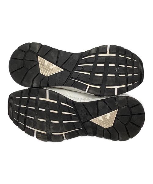 EMPORIO ARMANI（エンポリオ アルマーニ）EMPORIO ARMANI (エンポリオ アルマーニ) ローカットスニーカー ホワイト サイズ:US7の古着・服飾アイテム