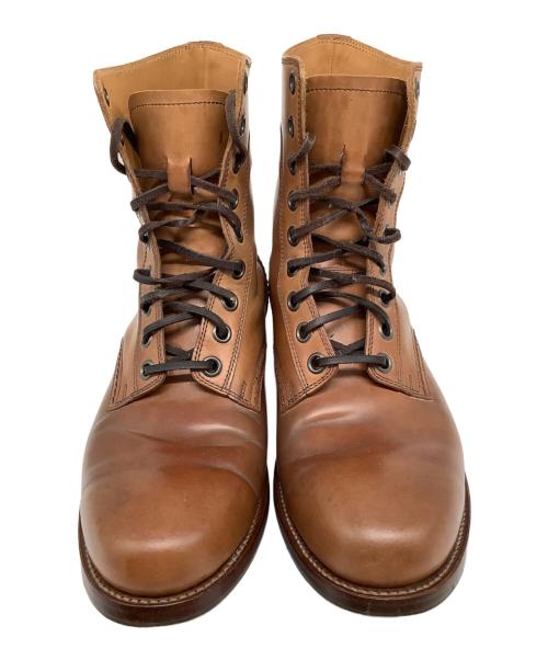 chausser（ショセ）chausser (ショセ) ブーツ ベージュ サイズ:25cmの古着・服飾アイテム