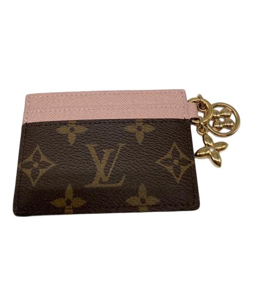 LOUIS VUITTON（ルイ ヴィトン）LOUIS VUITTON (ルイ ヴィトン) ポルト カルト・LVチャーム ピンクの古着・服飾アイテム
