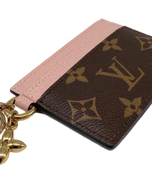 LOUIS VUITTON（ルイ ヴィトン）LOUIS VUITTON (ルイ ヴィトン) ポルト カルト・LVチャーム ピンクの古着・服飾アイテム