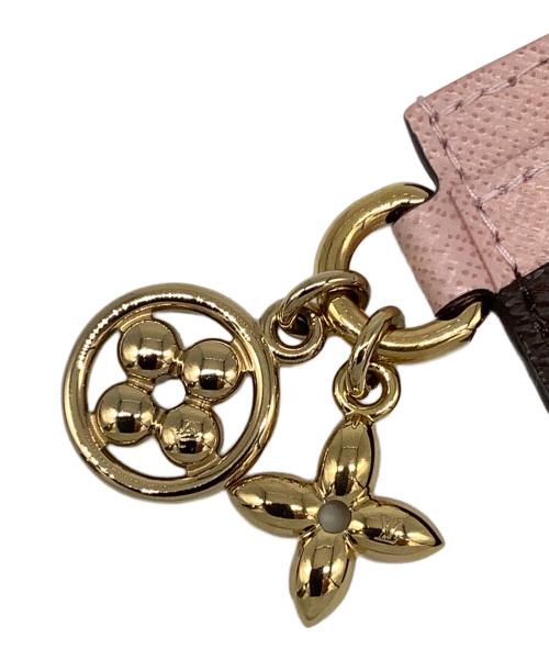 LOUIS VUITTON（ルイ ヴィトン）LOUIS VUITTON (ルイ ヴィトン) ポルト カルト・LVチャーム ピンクの古着・服飾アイテム