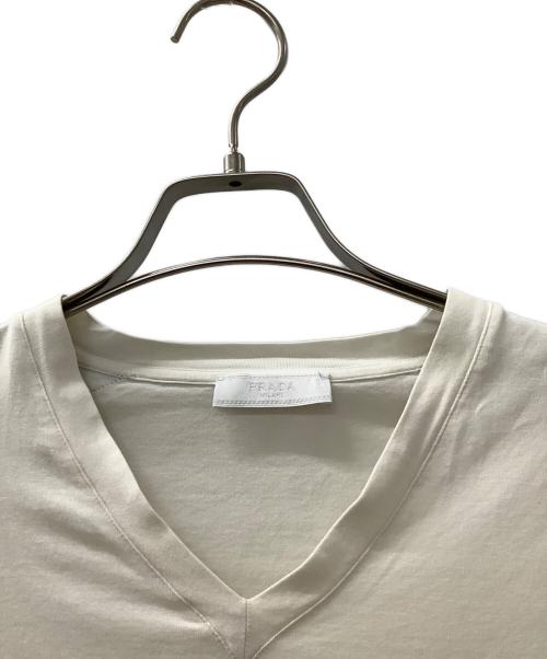 PRADA（プラダ）PRADA (プラダ) 半袖カットソー ホワイト サイズ:Sの古着・服飾アイテム