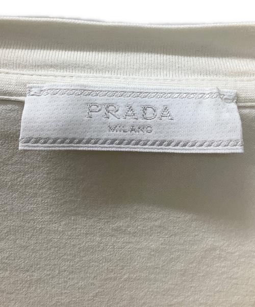 PRADA（プラダ）PRADA (プラダ) 半袖カットソー ホワイト サイズ:Sの古着・服飾アイテム