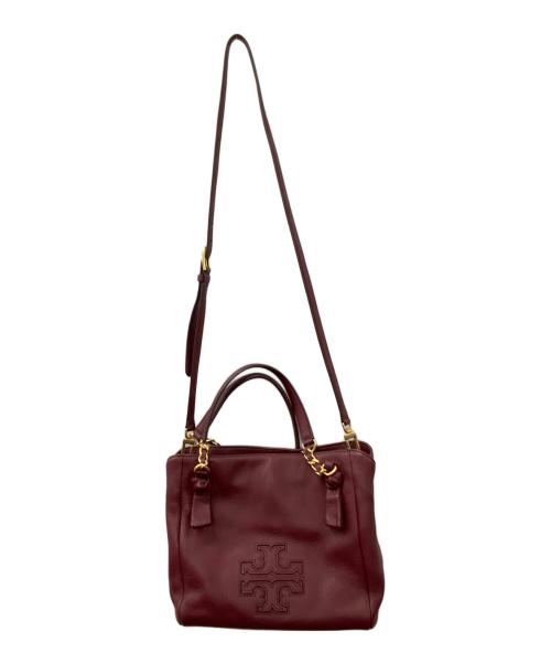 TORY BURCH（トリーバーチ）TORY BURCH (トリーバーチ) 2WAYショルダーバッグ レッドの古着・服飾アイテム