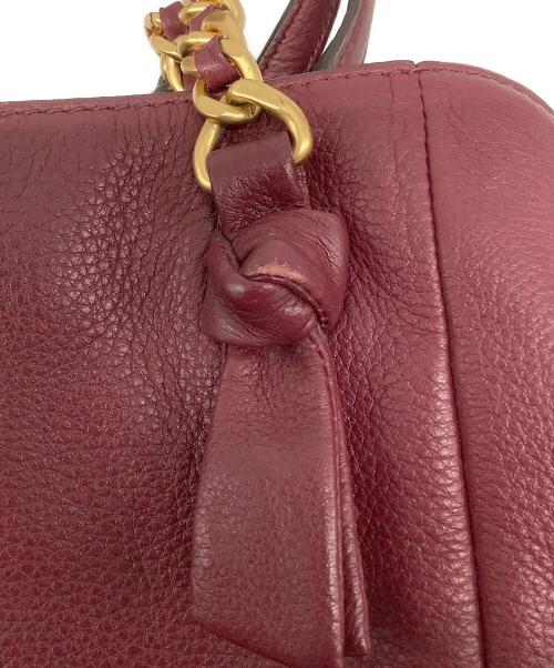 TORY BURCH（トリーバーチ）TORY BURCH (トリーバーチ) 2WAYショルダーバッグ レッドの古着・服飾アイテム