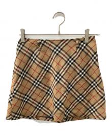 BURBERRY BLUE LABEL（バーバリー ブルー レーベル）の古着「ミニスカート」｜ベージュ