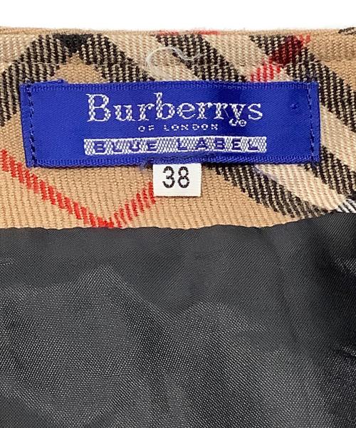 BURBERRY BLUE LABEL（バーバリー ブルー レーベル）BURBERRY BLUE LABEL (バーバリー ブルー レーベル) ミニスカート ベージュ サイズ:38の古着・服飾アイテム