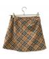 BURBERRY BLUE LABEL (バーバリー ブルー レーベル) ミニスカート ベージュ サイズ:38：8000円