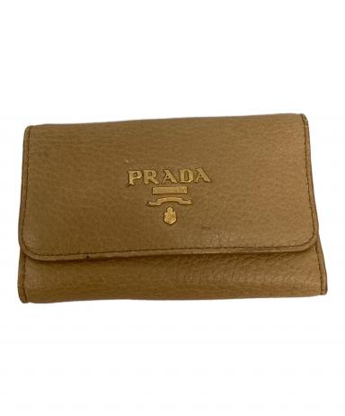 中古・古着通販】PRADA (プラダ) 6連キーケース ベージュ｜ブランド