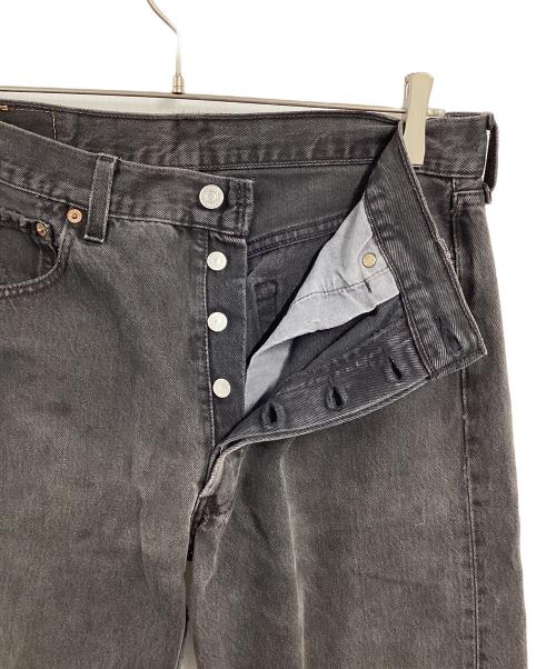 LEVI'S（リーバイス）LEVI'S (リーバイス) 後染め501ブラックデニムパンツ グレー サイズ:W34×L30の古着・服飾アイテム