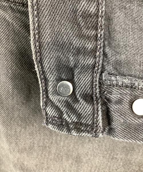 LEVI'S（リーバイス）LEVI'S (リーバイス) 後染め501ブラックデニムパンツ グレー サイズ:W34×L30の古着・服飾アイテム