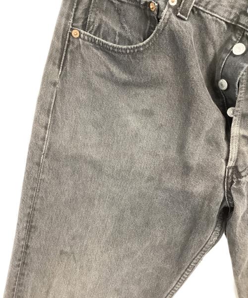 LEVI'S（リーバイス）LEVI'S (リーバイス) 後染め501ブラックデニムパンツ グレー サイズ:W34×L30の古着・服飾アイテム