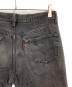 中古・古着 LEVI'S (リーバイス) 後染め501ブラックデニムパンツ グレー サイズ:W34×L30：7000円
