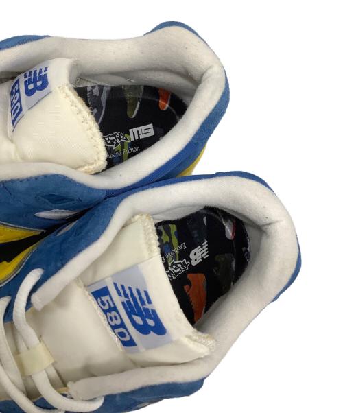 NEW BALANCE（ニューバランス）NEW BALANCE (ニューバランス) HECTIC (ヘクティク) MITA SNEAKERS (ミタ スニーカーズ) NEW BALANCEMT580NBX ブルー×イエロー サイズ:US101/2の古着・服飾アイテム