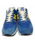 中古・古着 NEW BALANCE (ニューバランス) HECTIC (ヘクティク) MITA SNEAKERS (ミタ スニーカーズ) NEW BALANCEMT580NBX ブルー×イエロー サイズ:US101/2：12000円