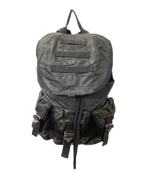 DIESEL（ディーゼル）DIESEL (ディーゼル) レザーバックパック ブラックの古着・服飾アイテム