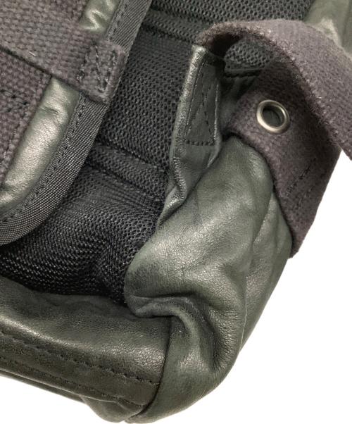 DIESEL（ディーゼル）DIESEL (ディーゼル) レザーバックパック ブラックの古着・服飾アイテム