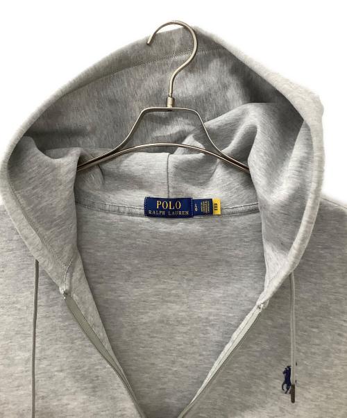 POLO RALPH LAUREN（ポロ・ラルフローレン）POLO RALPH LAUREN (ポロ・ラルフローレン) ジップパーカー グレー サイズ:LGの古着・服飾アイテム