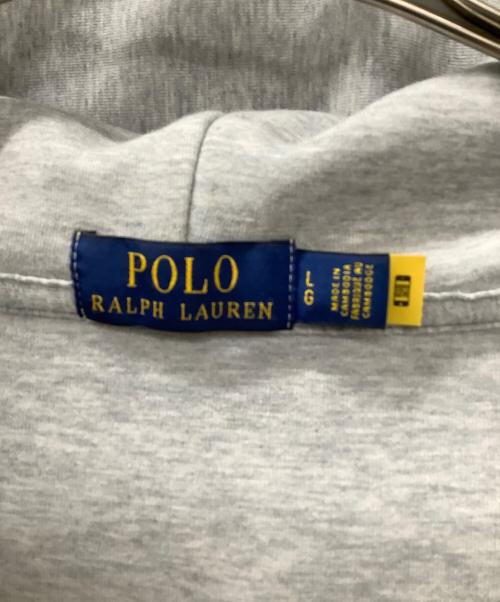 POLO RALPH LAUREN（ポロ・ラルフローレン）POLO RALPH LAUREN (ポロ・ラルフローレン) ジップパーカー グレー サイズ:LGの古着・服飾アイテム