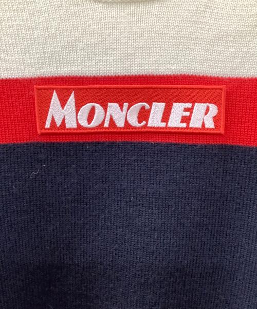 MONCLER（モンクレール）MONCLER (モンクレール) MAGLIONE ニット ネイビー サイズ:Lの古着・服飾アイテム