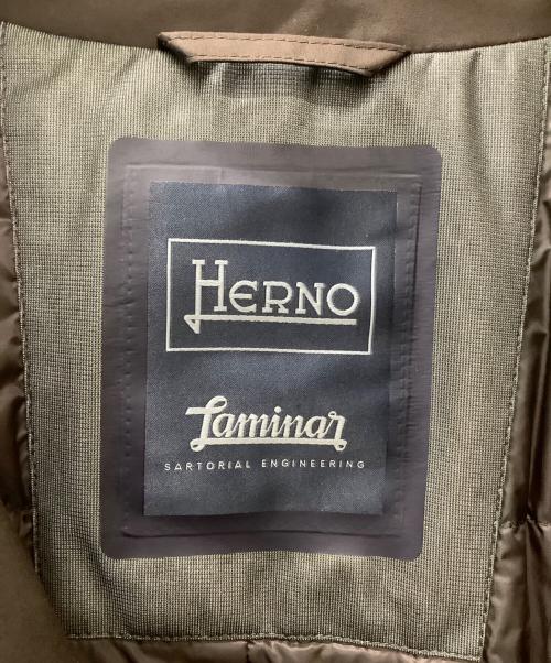 HERNO（ヘルノ）HERNO (ヘルノ) ステンカラーコート ブラウン サイズ:46の古着・服飾アイテム