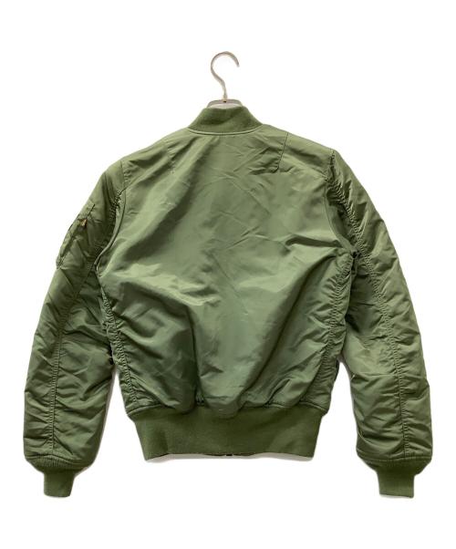 ALPHA（アルファ）ALPHA (アルファ) MA-1ジャケット グリーン サイズ:XSの古着・服飾アイテム