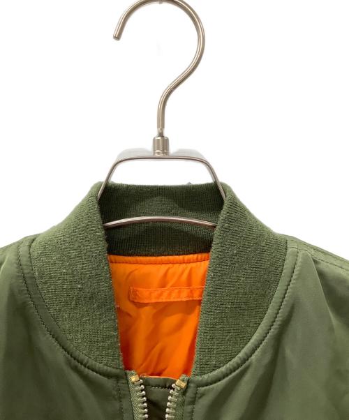 ALPHA（アルファ）ALPHA (アルファ) MA-1ジャケット グリーン サイズ:XSの古着・服飾アイテム