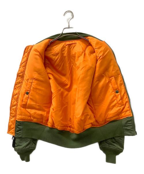 ALPHA（アルファ）ALPHA (アルファ) MA-1ジャケット グリーン サイズ:XSの古着・服飾アイテム