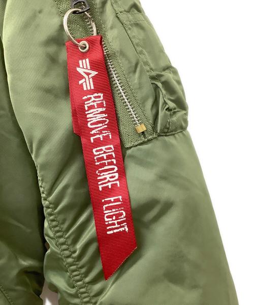 ALPHA（アルファ）ALPHA (アルファ) MA-1ジャケット グリーン サイズ:XSの古着・服飾アイテム