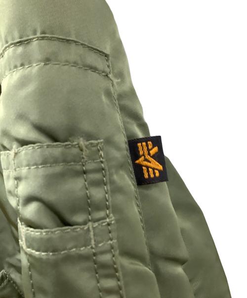 ALPHA（アルファ）ALPHA (アルファ) MA-1ジャケット グリーン サイズ:XSの古着・服飾アイテム