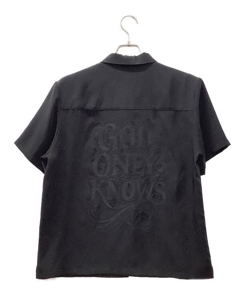 GOD ONLY KNOWS（ゴッドオンリーノウズ）GOD ONLY KNOWS (ゴッドオンリーノウズ) 半袖シャツ ブラック サイズ:Sの古着・服飾アイテム