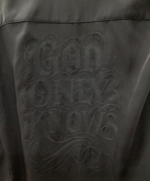 GOD ONLY KNOWS（ゴッドオンリーノウズ）GOD ONLY KNOWS (ゴッドオンリーノウズ) 半袖シャツ ブラック サイズ:Sの古着・服飾アイテム