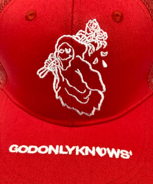 GOD ONLY KNOWS（ゴッドオンリーノウズ）GOD ONLY KNOWS (ゴッドオンリーノウズ) キャップ レッド 未使用品の古着・服飾アイテム