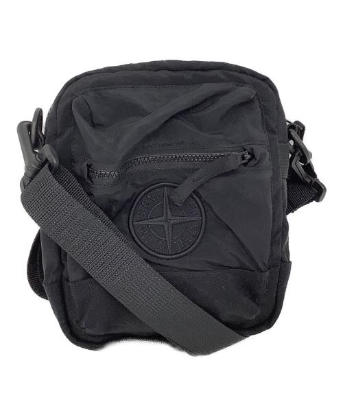 STONE ISLAND（ストーンアイランド）STONE ISLAND (ストーンアイランド) ショルダーバッグ ブラックの古着・服飾アイテム