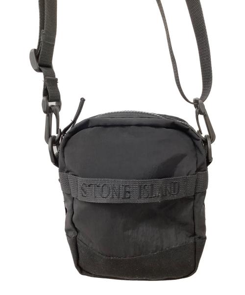 STONE ISLAND（ストーンアイランド）STONE ISLAND (ストーンアイランド) ショルダーバッグ ブラックの古着・服飾アイテム
