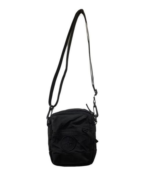 STONE ISLAND（ストーンアイランド）STONE ISLAND (ストーンアイランド) ショルダーバッグ ブラックの古着・服飾アイテム